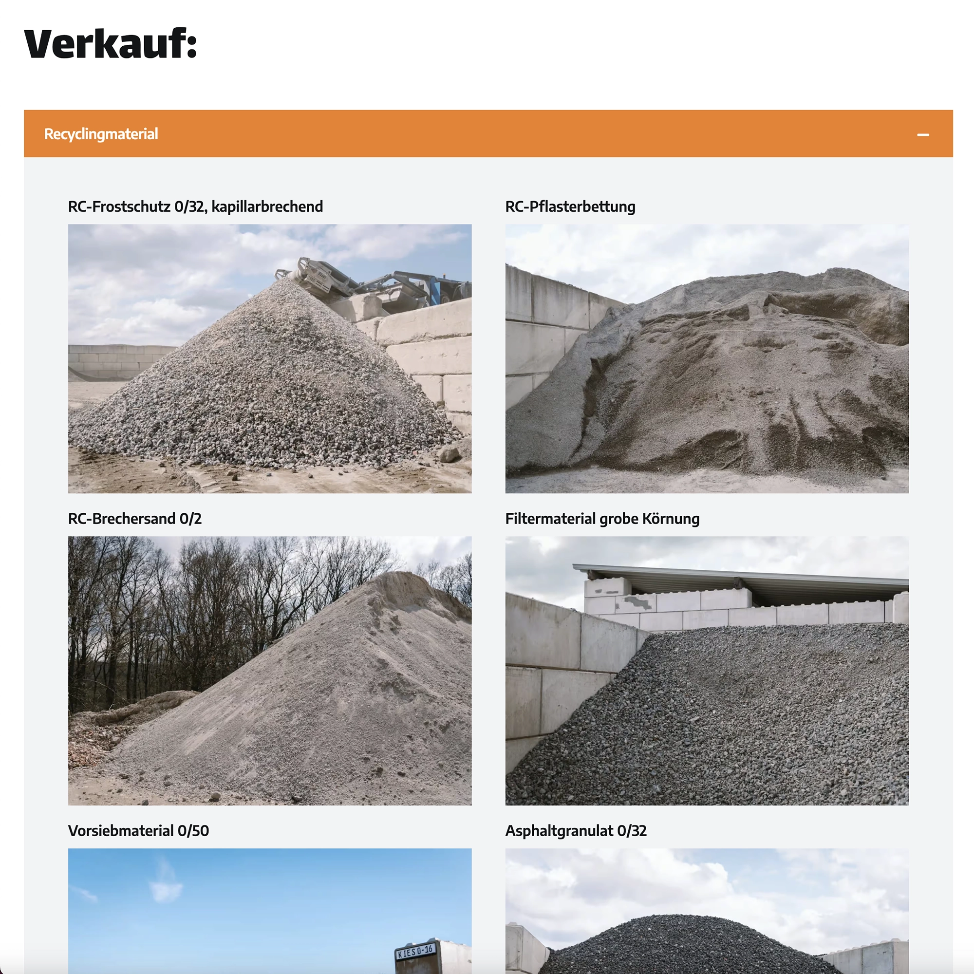 Tiefbau | Baumaschinenvermietung | Fertigbeton | Systemblocksteine | Altenkirchen | Müller Tiefbau